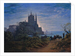 Gothic Church on a Rock by the Sea, 1815 by Karl Friedrich Schinkel