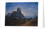 Gothic Church on a Rock by the Sea, 1815 by Karl Friedrich Schinkel
