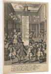 Wind dealers dropping money..., ca 1720 by Schmid