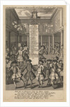 Wind dealers dropping money..., ca 1720 by Schmid