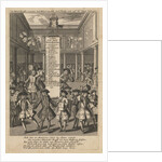 Wind dealers dropping money..., ca 1720 by Schmid