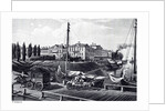 View of the Mitau Castle, c. 1850 by Wilhelm Siegfried Stavenhagen