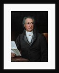 Portrait of the author Johann Wolfgang von Goethe by Joseph Karl Stieler
