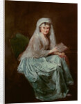 Self-portrait with monocle, 1777 by Anna Dorothea Therbusch-Lisiewska