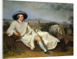 Goethe in the Campagna, 1787 by Johann Heinrich Wilhelm Tischbein