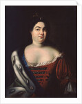 Portrait of Empress Catherine I., Early 18th cen by Johann-Heinrich Wedekind