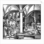 Torture. Illustration from the book Phisicke Against Fortune by Petrarch, 1532 by Hans Weiditz the Younger