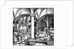 Torture. Illustration from the book Phisicke Against Fortune by Petrarch, 1532 by Hans Weiditz the Younger