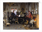 In the Troops Quarters outside Paris, 1894 by Anton von Werner