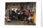 In the Troops Quarters outside Paris, 1894 by Anton von Werner