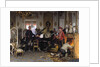 In the Troops Quarters outside Paris, 1894 by Anton von Werner