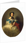 Portrait of Countess Varvara Musina-Pushkina, after 1857 by Franz Xavier Winterhalter