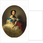 Portrait of Countess Varvara Musina-Pushkina, after 1857 by Franz Xavier Winterhalter