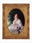 Portrait of Grand Duchess Olga Nikolaevna of Russia, Queen of Württemberg, 1856 by Franz Xavier Winterhalter
