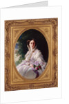 Portrait of Grand Duchess Olga Nikolaevna of Russia, Queen of Württemberg, 1856 by Franz Xavier Winterhalter