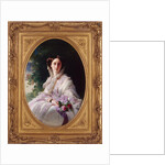 Portrait of Grand Duchess Olga Nikolaevna of Russia, Queen of Württemberg, 1856 by Franz Xavier Winterhalter