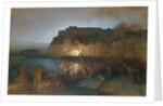 Fireworks in Naples, 1875 by Oswald Achenbach