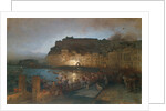 Fireworks in Naples, 1875 by Oswald Achenbach