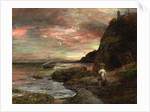 Evening Sun at Posillipo by Oswald Achenbach
