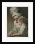 A Mother and Child Reading (Mrs Cumberland and her son) by George Romney