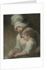 A Mother and Child Reading (Mrs Cumberland and her son) by George Romney