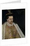 James VI and I, King of Scotland, 1595 by Adrian Vanson