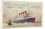 White Star Line. Titanic & Olympic, c. 1910 by Anonymous