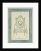Throne Design for the Catherine Palace in Tsarskoye Selo, 1780s by Charles Cameron