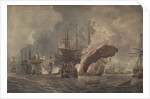 The Battle of the Nile, c. 1800 by John William Edy