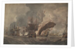The Battle of the Nile, c. 1800 by John William Edy