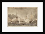 The Battle of the Nile, c. 1800 by John William Edy