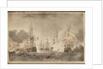 The Battle of the Nile, c. 1800 by John William Edy