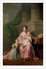 Queen Charlotte, with her Two Eldest Sons, 1769 by Ramsay