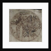 Demons attack Guthlac (Manuscript The life of Saint Guthlac), Early 12th century by Anonymous
