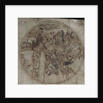 Demons attack Guthlac (Manuscript The life of Saint Guthlac), Early 12th century by Anonymous