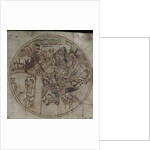 Demons attack Guthlac (Manuscript The life of Saint Guthlac), Early 12th century by Anonymous