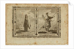 Habits of a Moscovite Woman and Arms and Dress of a Kalmyk, ca 1730 by William Grainger