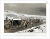 British troops on the road to Sevastopol, 1855 by William Simpson