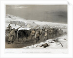 British troops on the road to Sevastopol, 1855 by William Simpson