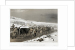 British troops on the road to Sevastopol, 1855 by William Simpson