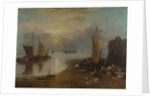 Sun rising through Vapour. Fishermen cleaning and selling Fish, 1804-1806 by Joseph Mallord William Turner