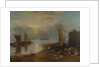 Sun rising through Vapour. Fishermen cleaning and selling Fish, 1804-1806 by Joseph Mallord William Turner