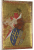 The coat of arms of Richard II of England (The outside panel of the Wilton Diptych), Between 1395 and 1399 by Wilton Master