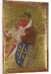 The coat of arms of Richard II of England (The outside panel of the Wilton Diptych), Between 1395 and 1399 by Wilton Master