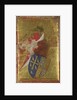 The coat of arms of Richard II of England (The outside panel of the Wilton Diptych), Between 1395 and 1399 by Wilton Master