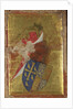 The coat of arms of Richard II of England (The outside panel of the Wilton Diptych), Between 1395 and 1399 by Wilton Master