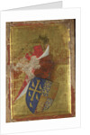 The coat of arms of Richard II of England (The outside panel of the Wilton Diptych), Between 1395 and 1399 by Wilton Master