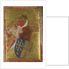 The coat of arms of Richard II of England (The outside panel of the Wilton Diptych), Between 1395 and 1399 by Wilton Master
