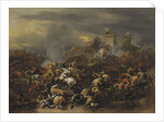 The Battle by Alexander the Great against the king Porus by Nicolaes Pietersz Berchem the Elder