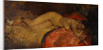Reclining nude, ca 1887 by George Hendrik Breitner